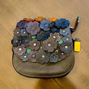 Floral Coach Shoulder Bag, New with dust cover